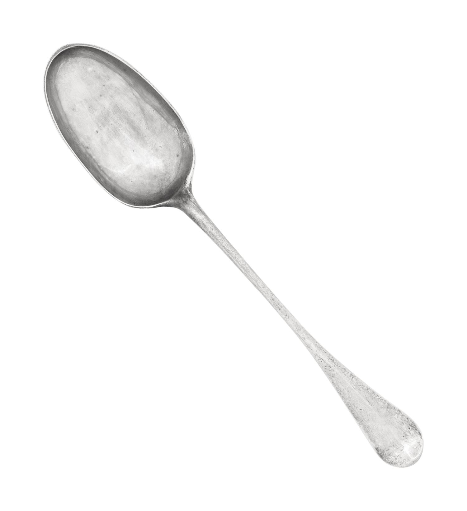 A Scottish Silver Basting Spoon