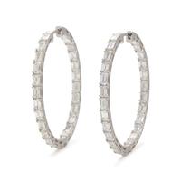 DIAMOND HOOP EARRINGS