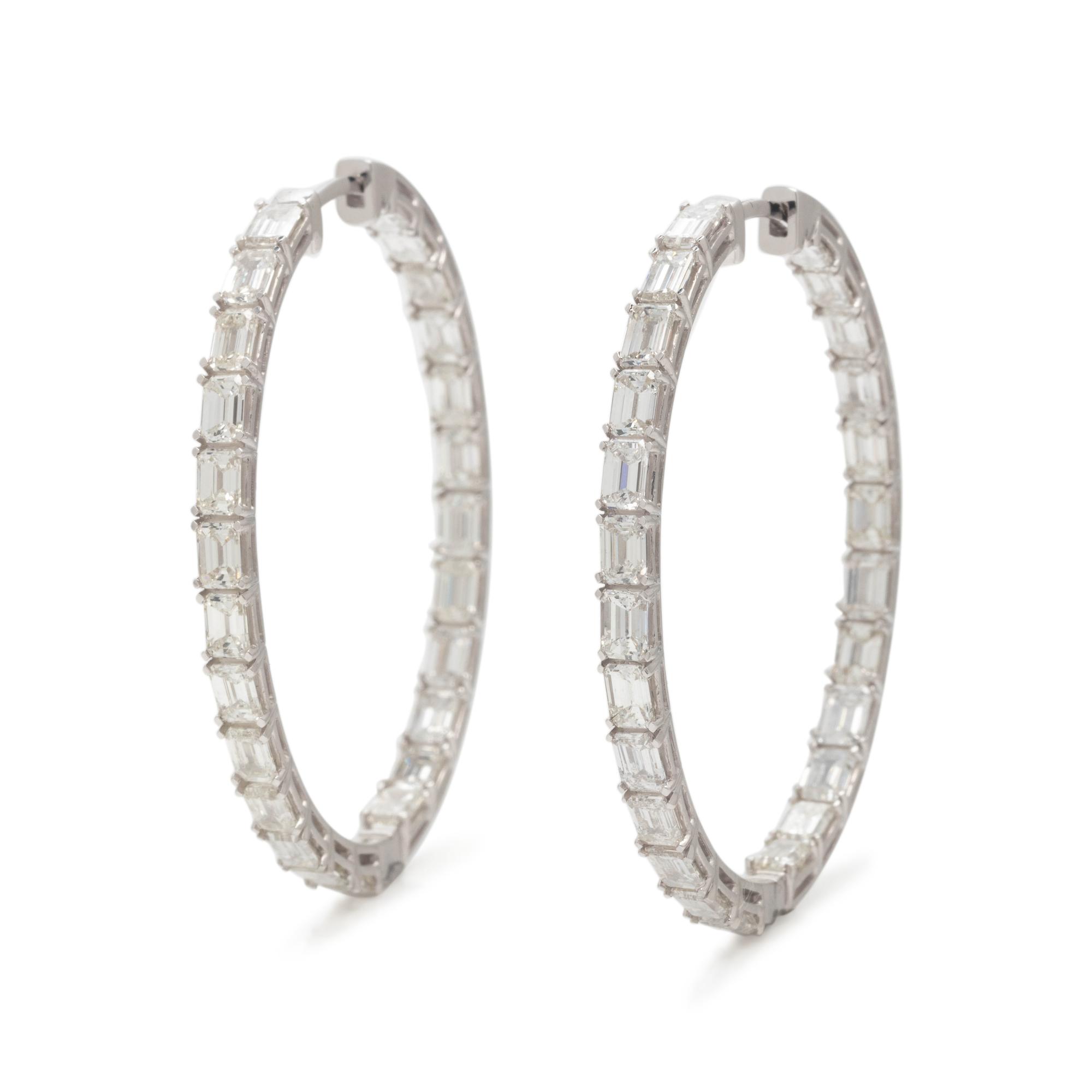 DIAMOND HOOP EARRINGS
