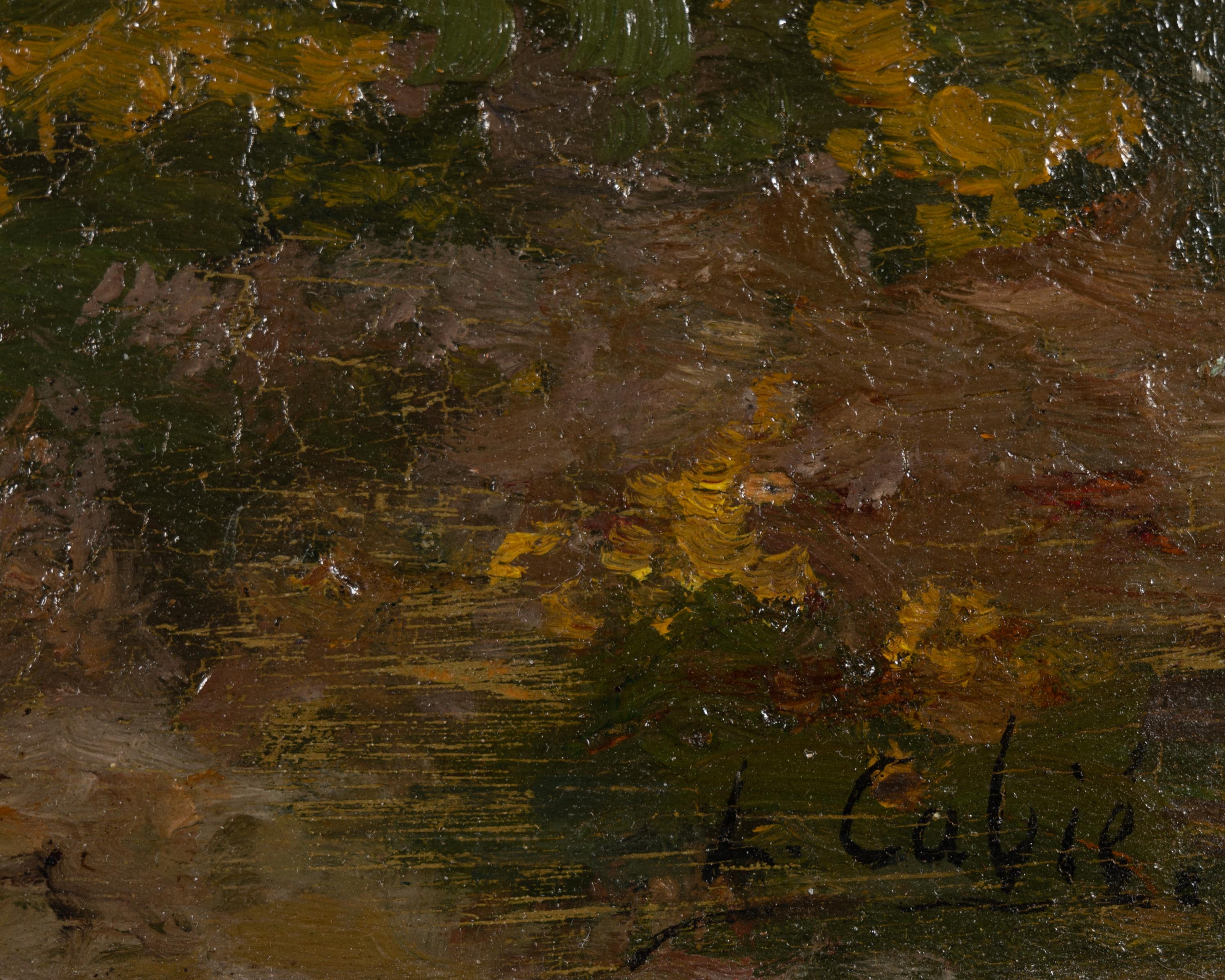 Shepherd with Flock in a Landscape