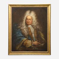School of Hyacinthe Rigaud (French, 1659–1743) Portrait of a Nobleman, Bust-Length