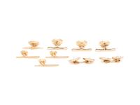 CARTIER, ART DECO, MOTHER-OF-PEARL AND SEED PEARL DRESS SET