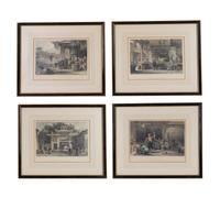 W. Floyd, (British, active ca. 1834-1844), Chinese Shop Scenes