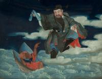 A Pair of Chinese Reverse Paintings on Glass