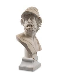 An Italian Carved Marble Bust of Ajax