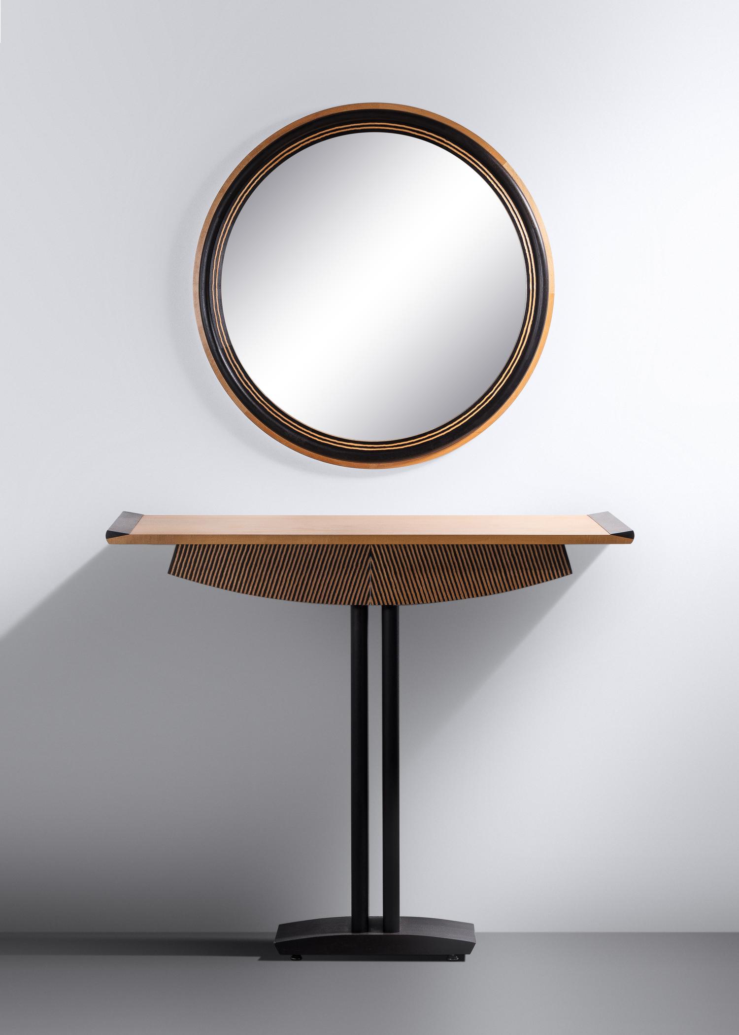 Zebra Table and Mirror, 1992