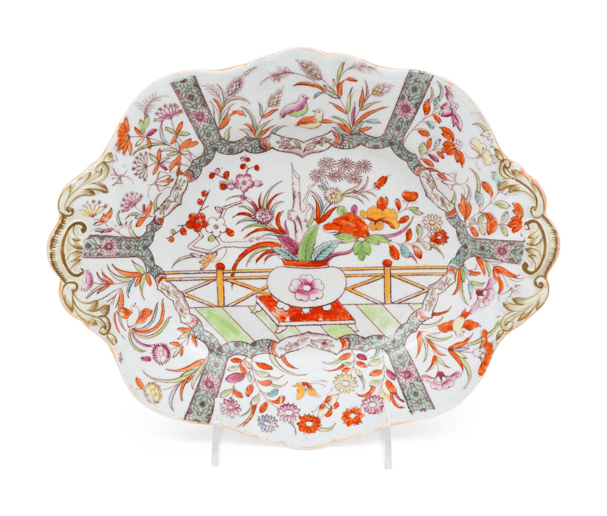 A Group of Eight Masons Ironstone Plates