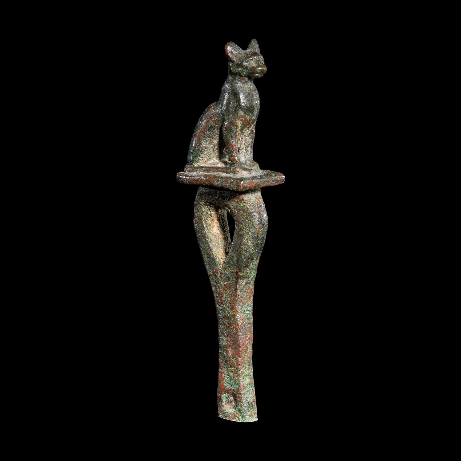 An Egyptian Bronze Cat