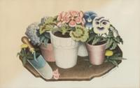 Grant Wood, (American, 1891-1942), Tame Flowers, 1939