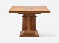 Maxime Old, Important Dining Table and Four Chairs