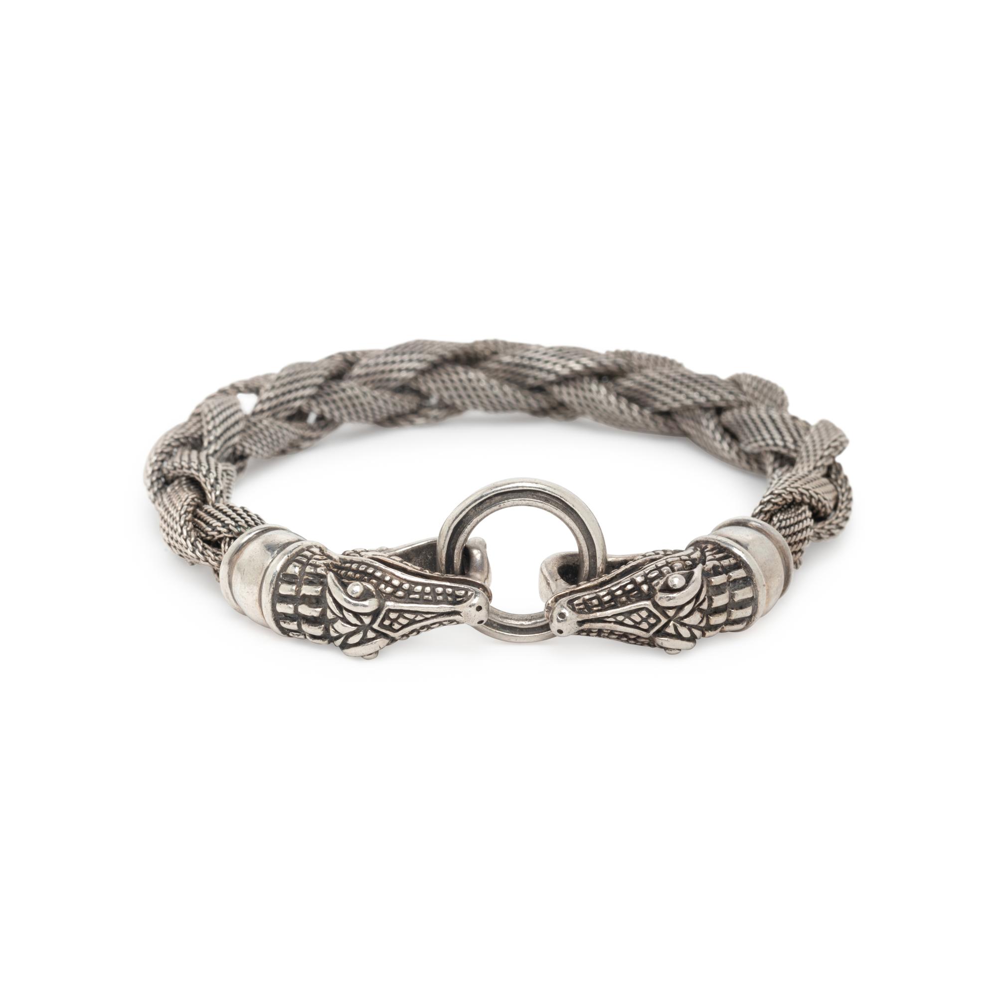KIESELSTEIN CORD, STERLING SILVER BRACELET