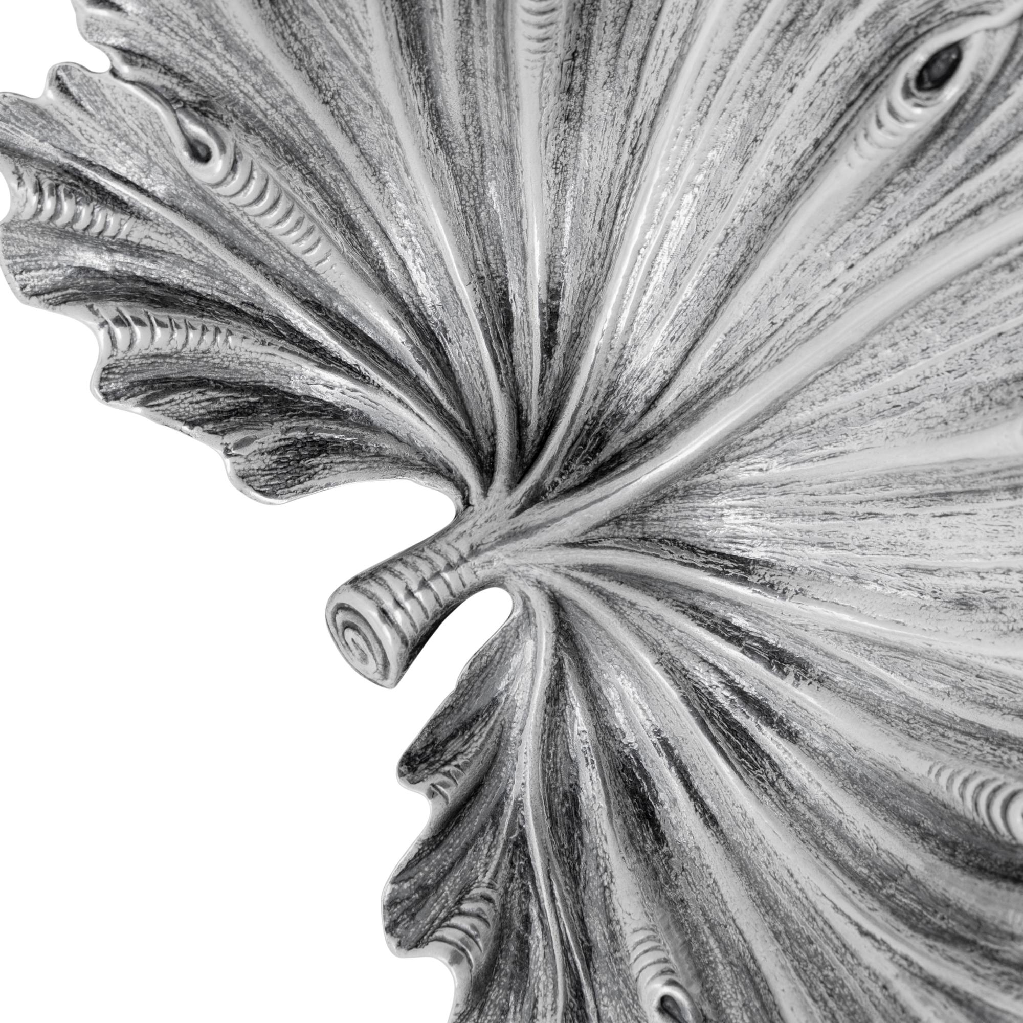 A Pair of Buccellati Acanthus Leaf Form Dishes