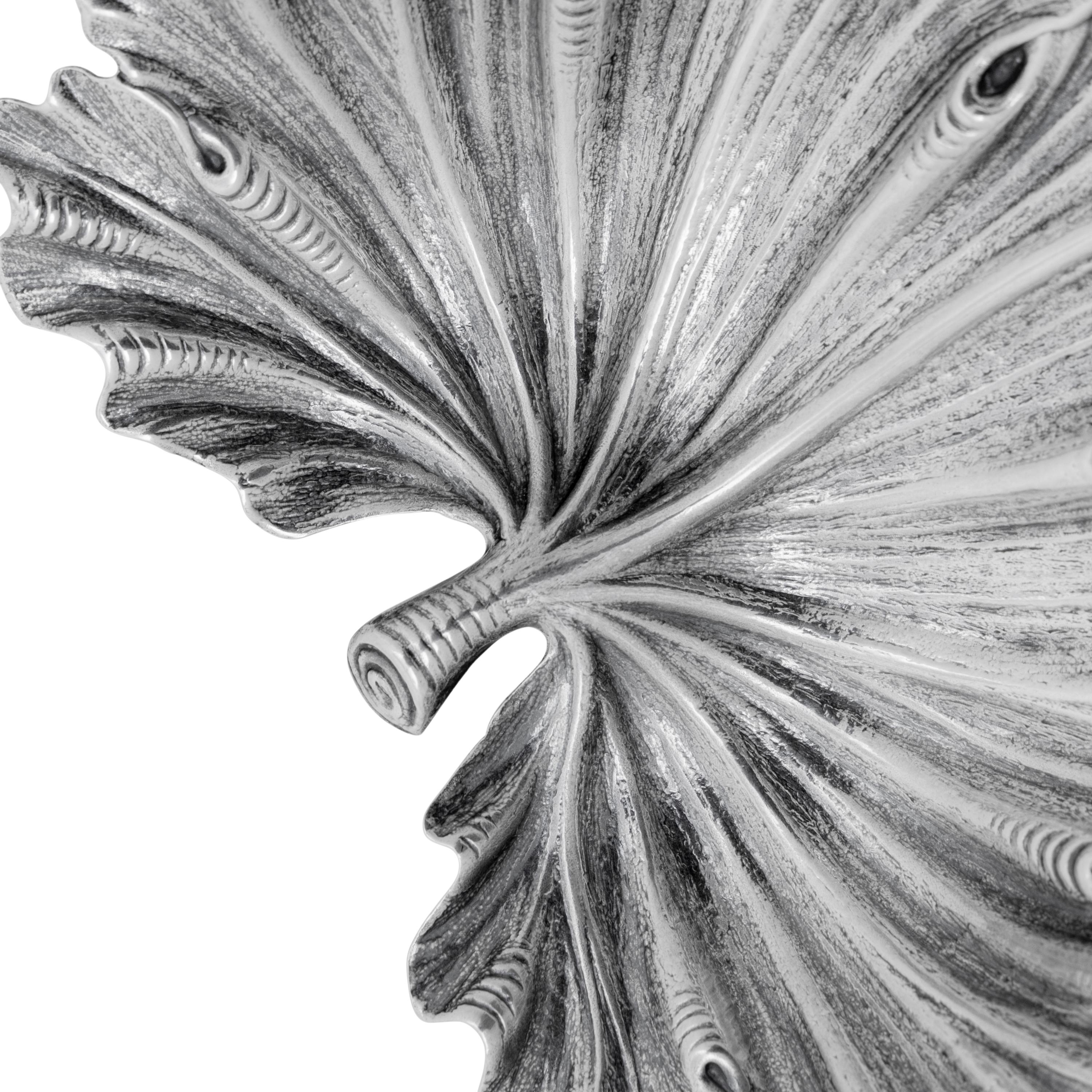 A Pair of Buccellati Acanthus Leaf Form Dishes
