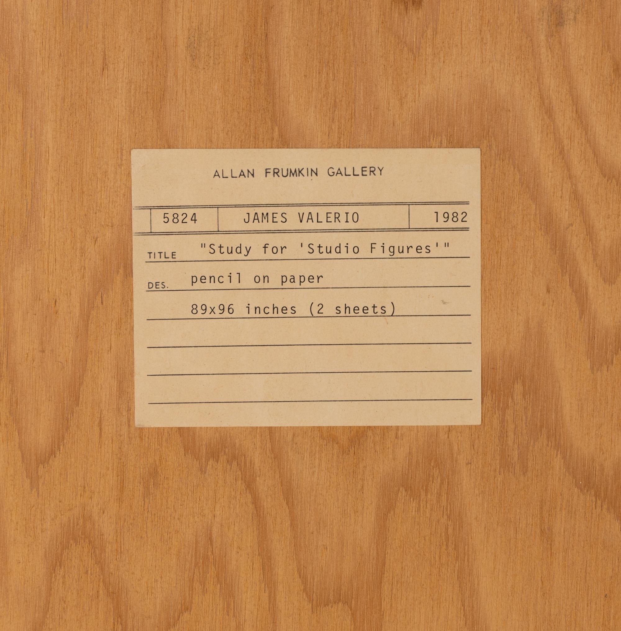Study for Studio Figures , 1982