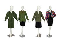 Four YSL Items: Three Jackets & One Dress, 1990s