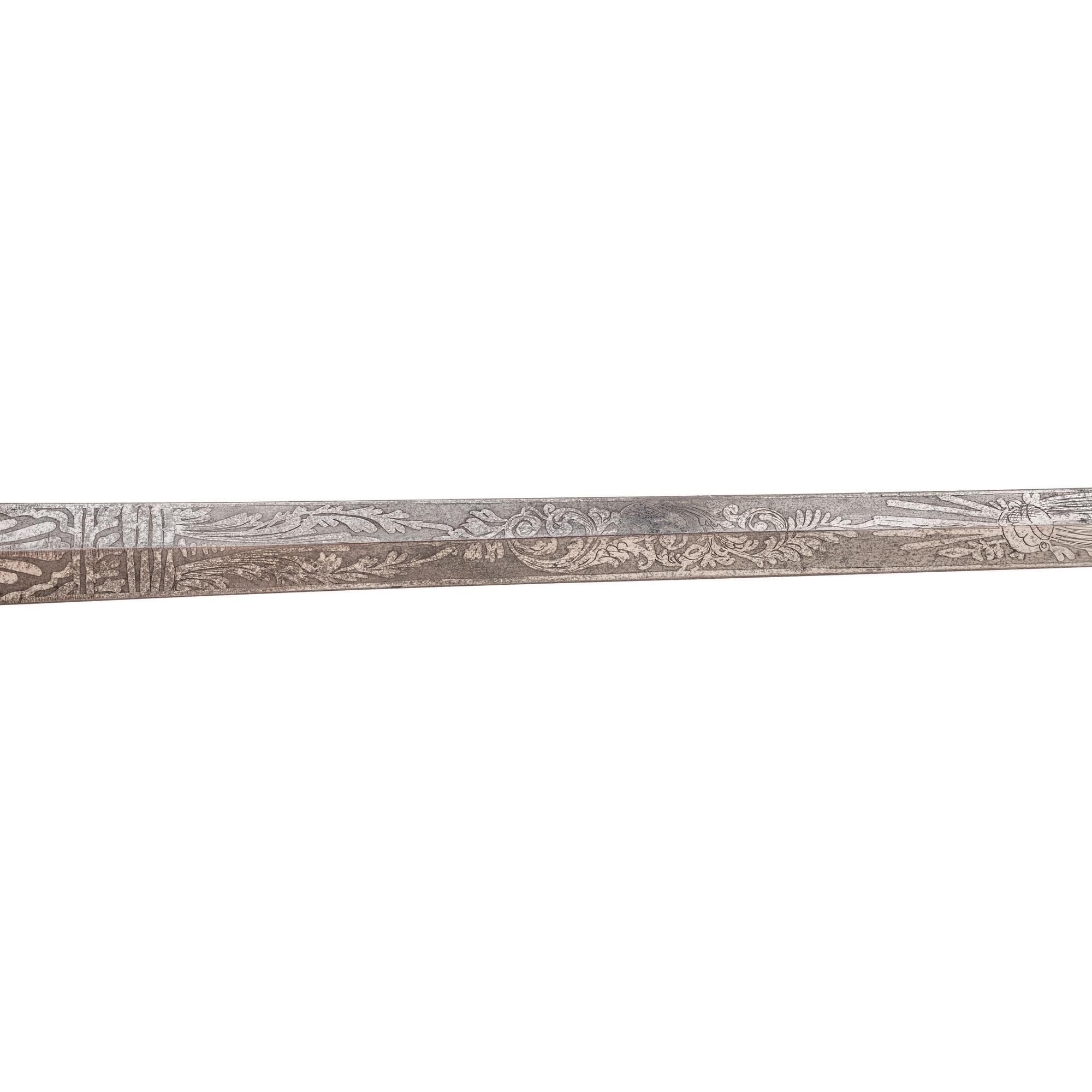 Published Schuyler, Hartley & Graham Model 1860 Staff & Field Officers' Sword taken from Confederate Spy Col. W.O. Williams in Franklin, TN and Inscribed to Henry Newcomer