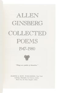 [GINSBERG, Allen (1926-1997)]. A group of 3 FIRST EDITIONS, comprising: