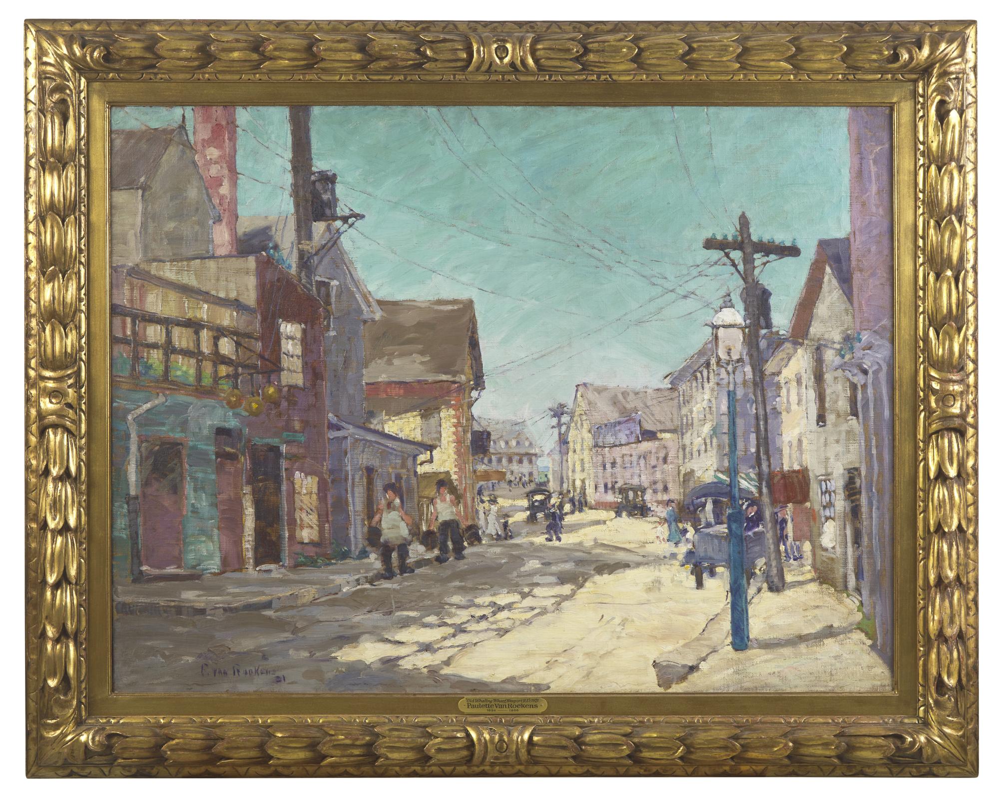 Old Whaling Wharf, Newport, Rhode Island , 1921
