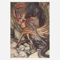 [Children's & Illustrated] [Rackham, Arthur] Wagner, Richard The Rhinegold and the Valkyrie