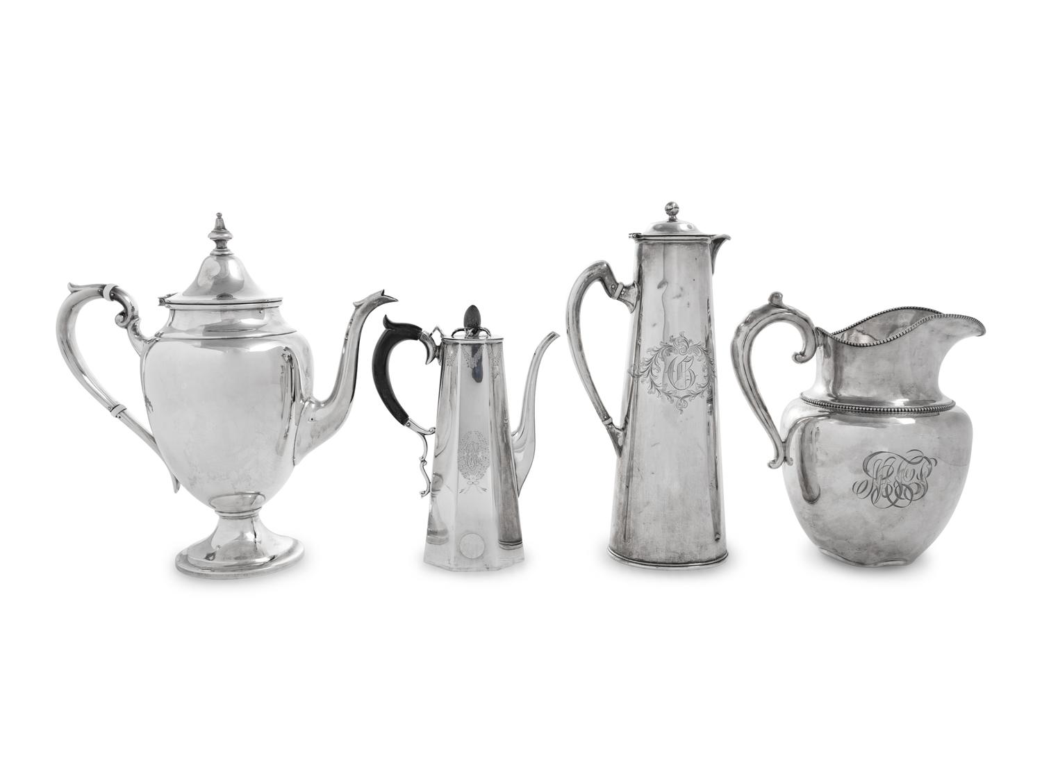 A Group of Four American Silver Holloware Articles