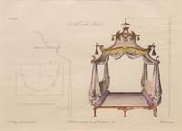 A Set of Eleven Giltwood-Framed French Colored Furniture Engravings