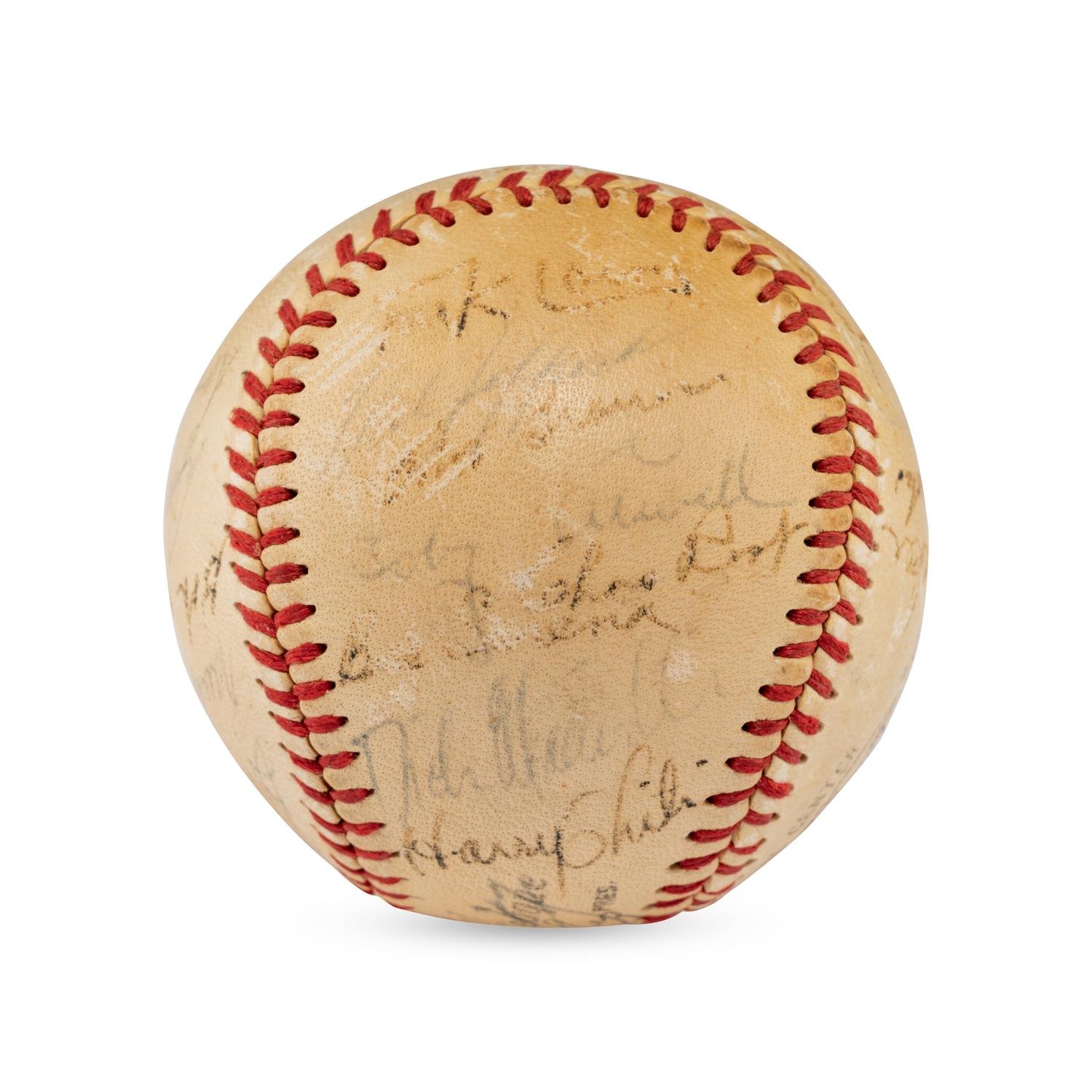 A 1952 Chicago Cubs Team Signed Autograph Baseball