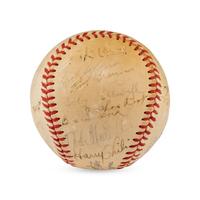A 1952 Chicago Cubs Team Signed Autograph Baseball