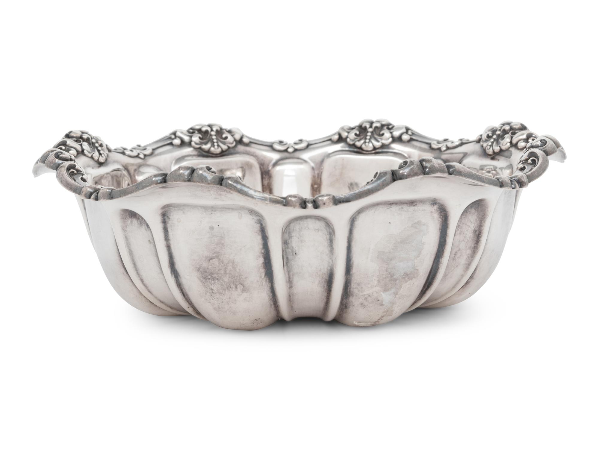 An American Silver Fruit Bowl
