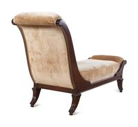 A Regency Style Chaise Longue
