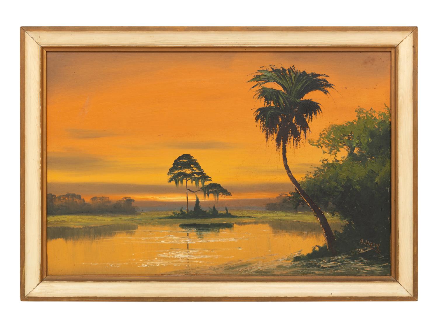 Sunset over the Lagoon