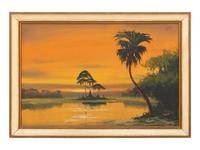 Sunset over the Lagoon