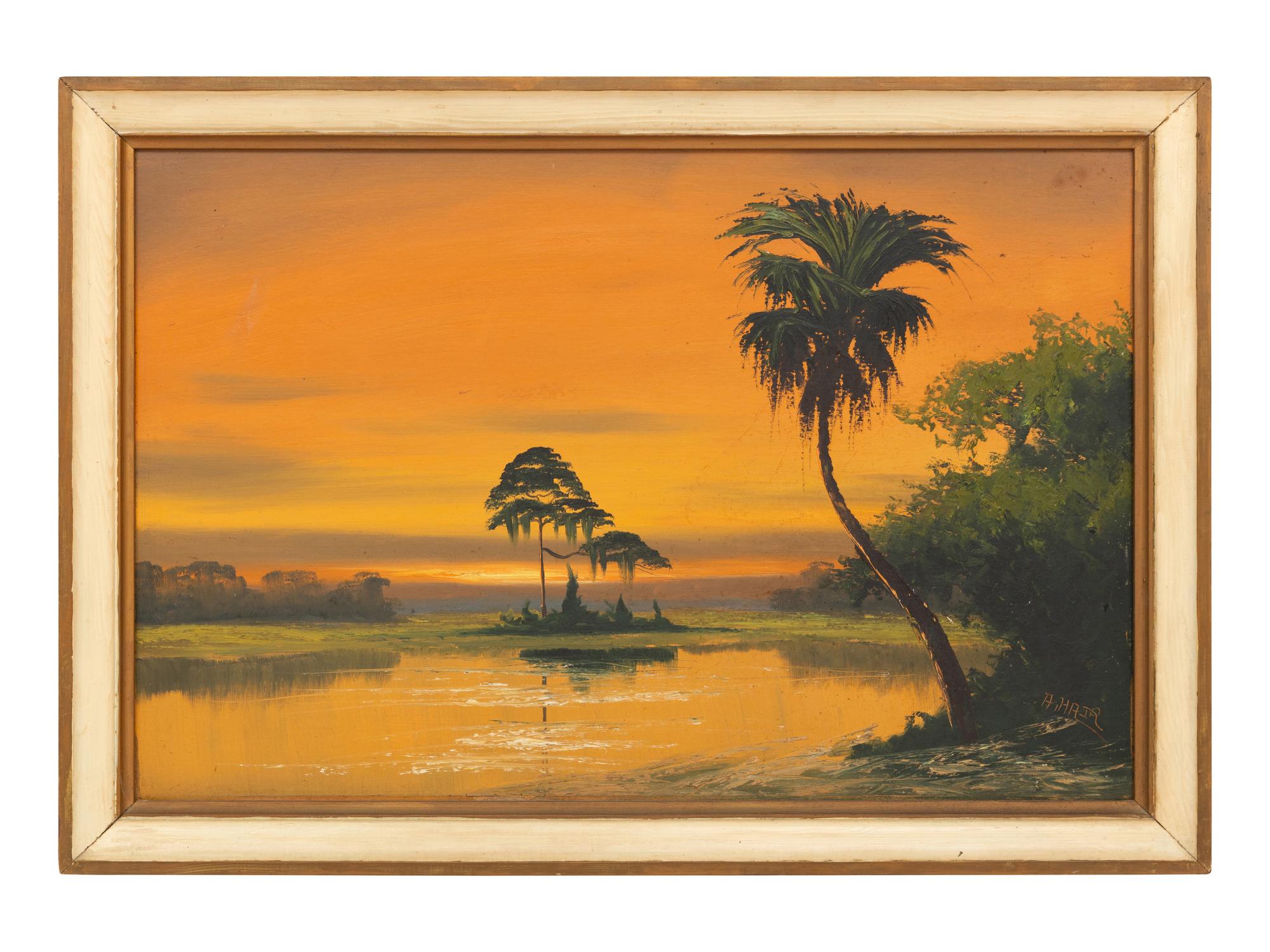 Sunset over the Lagoon