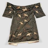 Three Japanese Silk Kimono and One Japanese Silk Priest Robe