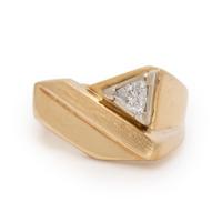 Yellow Gold and Diamond Ring
