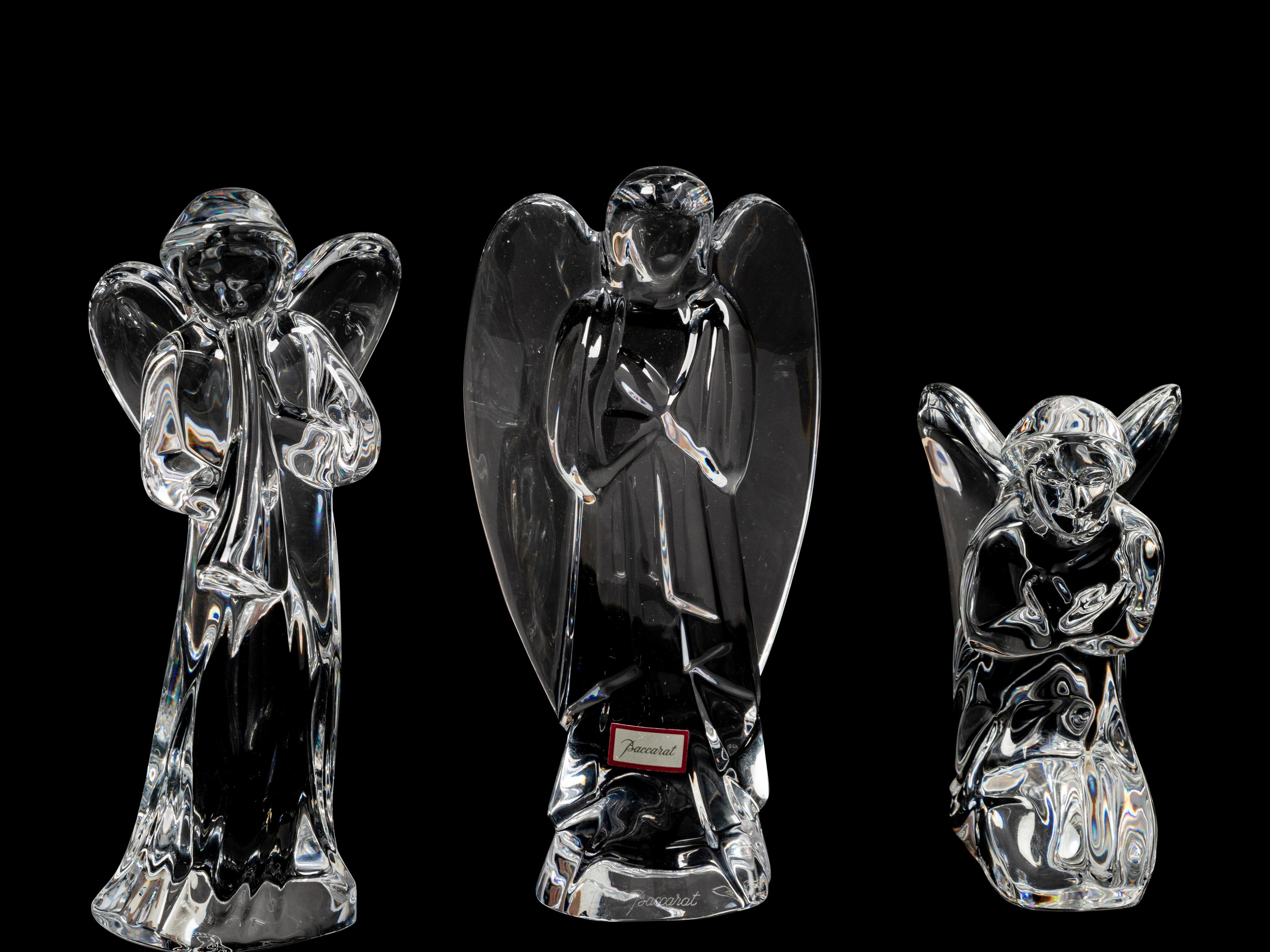 A Baccarat Fourteen-Piece Nativity Set