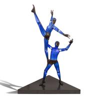 David Bennett (American, b. 1941) — Blue Dancers, 2010