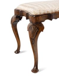 A Georgian Mahogany Footstool
