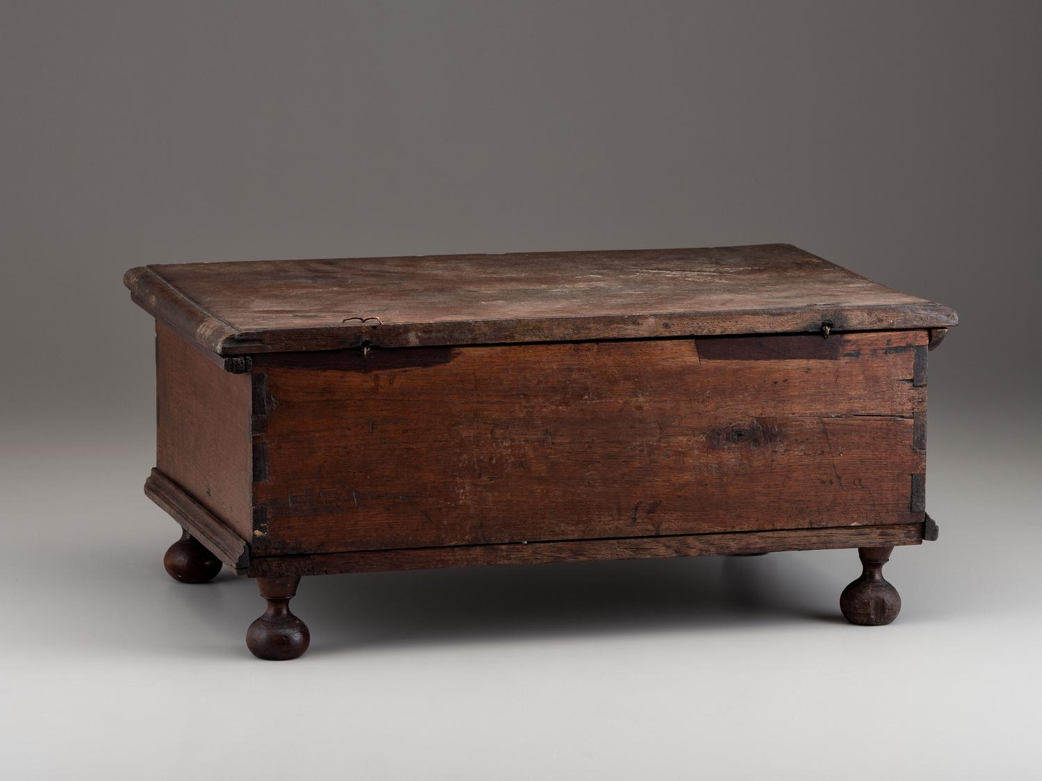 A William and Mary Style Walnut Bible Box