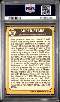 A 1968 Topps Super Stars Baseball Cards No. 490 (PSA 5 EX)