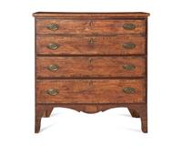 A Federal Painted and Grained Chest of Drawers, Manner of Thomas Matteson, South Shaftsbury, Vermont, Circa 1820