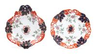 A Group of English Ironstone and Porcelain Japan Pattern Porcelain Plates