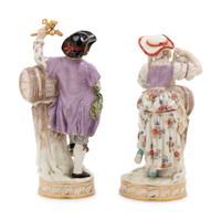 Two Meissen Porcelain Figures