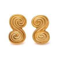 TIFFANY & CO., ANGELA CUMMINGS, YELLOW GOLD EARCLIPS