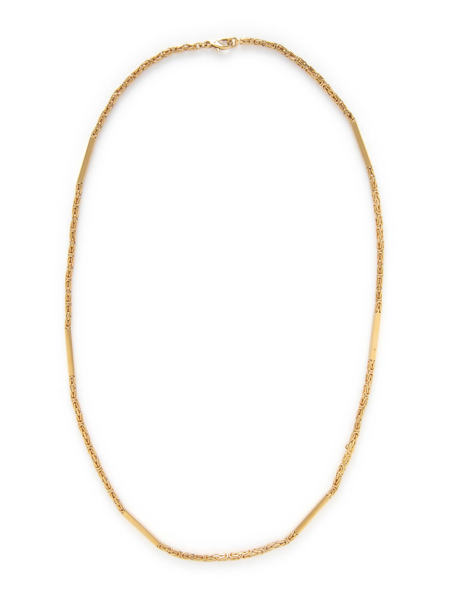 GUCCI, YELLOW GOLD LONG CHAIN NECKLACE
