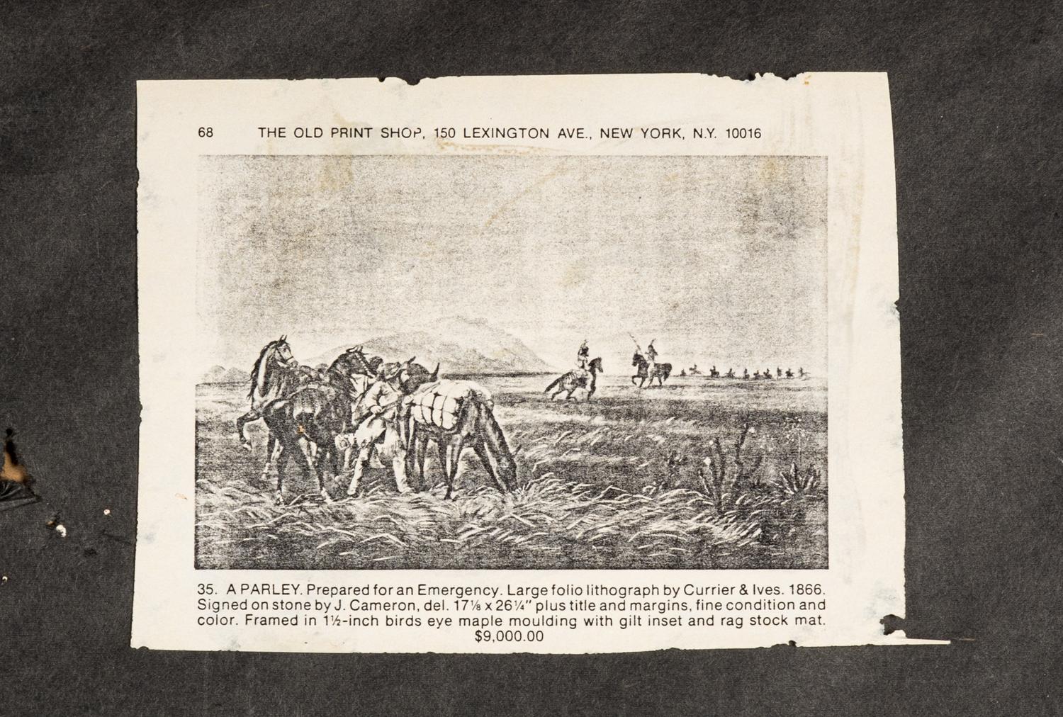 CURRIER and IVES, publishers -- After John Cameron