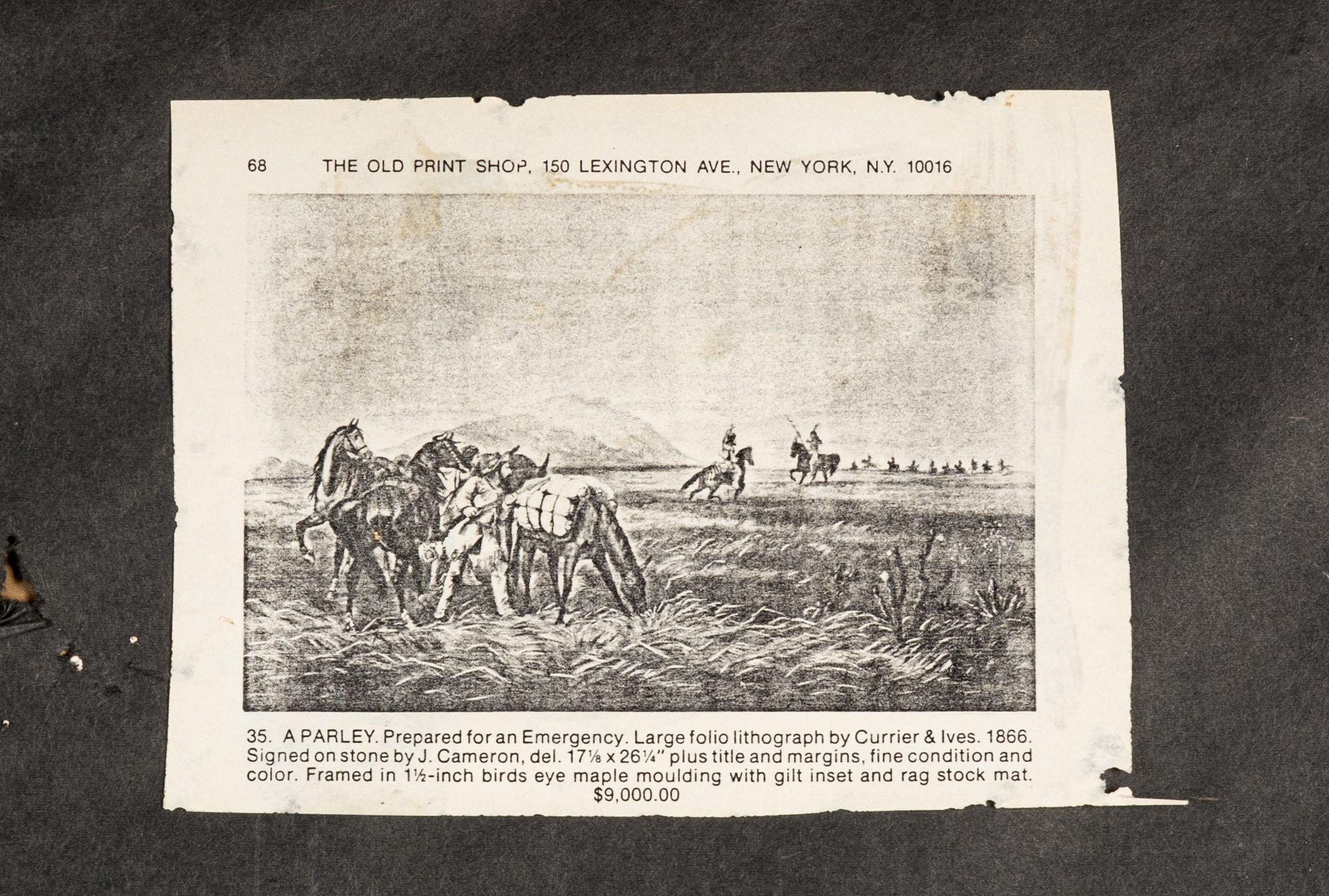CURRIER and IVES, publishers -- After John Cameron