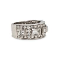 Platinum and Diamond Ring