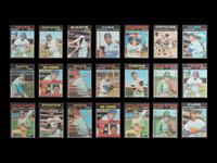 A Group of 28 1971 Topps Baseball Cards Featuring Multiple Hall of Famers and Notables (Including Roberto Clemente and Reggie Jackson),