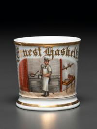 A Chef's Porcelain Occupational Shaving Mug