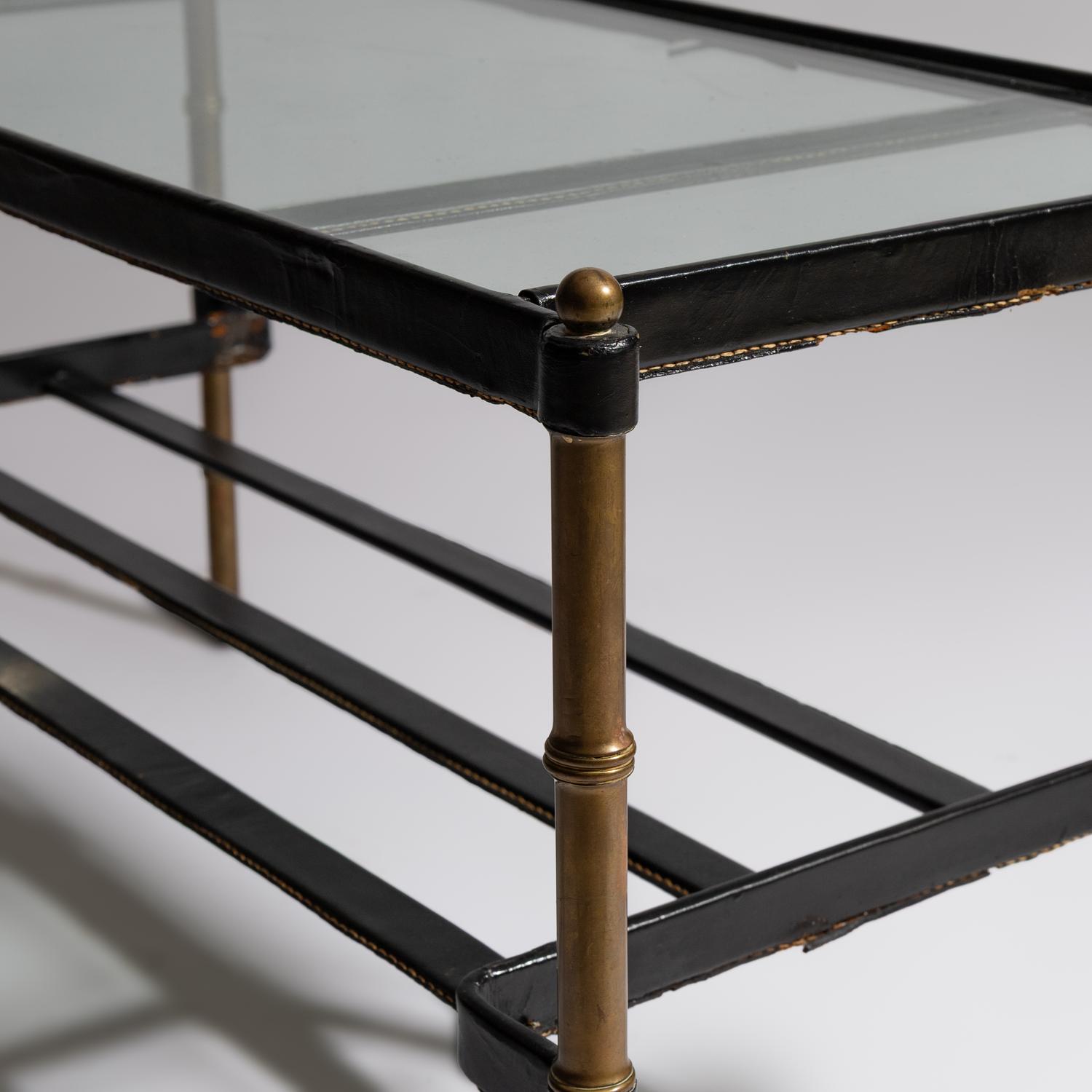 Pair of tiered coffee tables, c. 1950